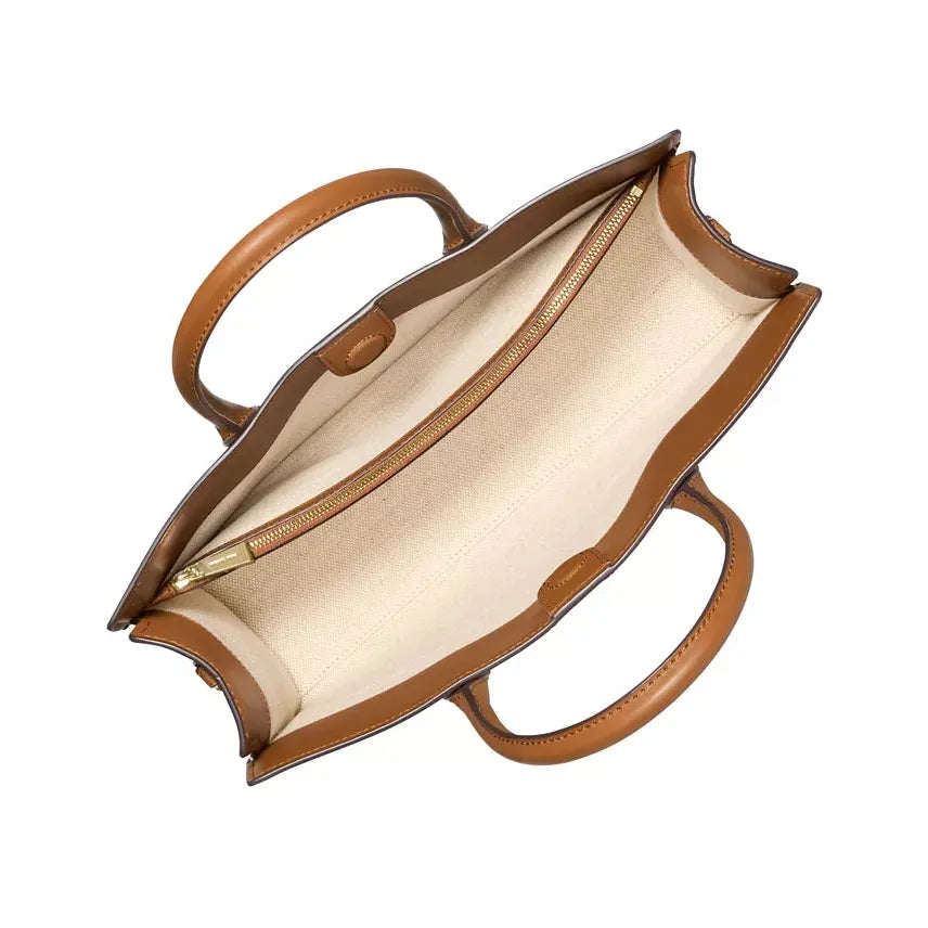 Michael Kors Scarlett Signature Logo Satchel, Vanilla