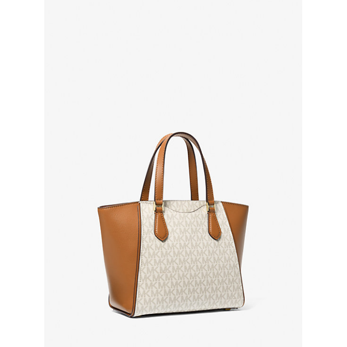 Michael Kors Taryn Small Signature Logo Crossbody, Vanilla