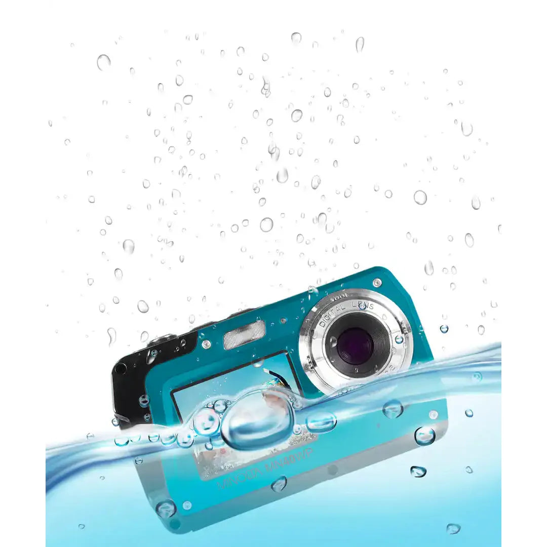 Minolta 48.0 Megapixel Waterproof Digital Camera, Blue