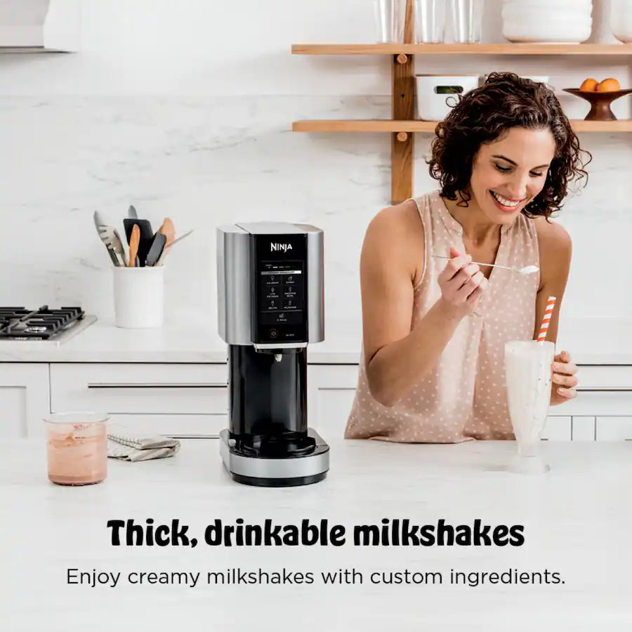 Ninja CREAMi Ice Cream Maker, Cloud Silver