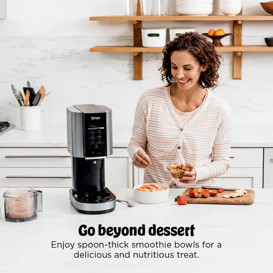 Ninja CREAMi Ice Cream Maker, Cloud Silver
