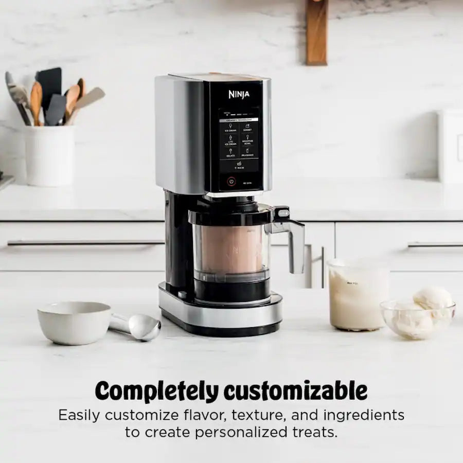 Ninja CREAMi Ice Cream Maker, Cloud Silver