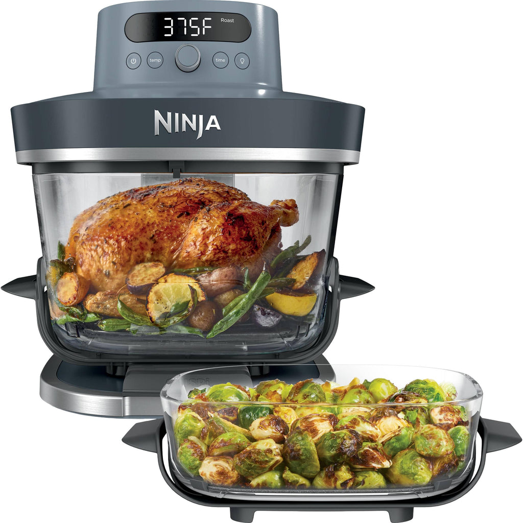 Ninja Crispi Pro 6-in-1 Countertop Glass Air Fryer, Cyberspace