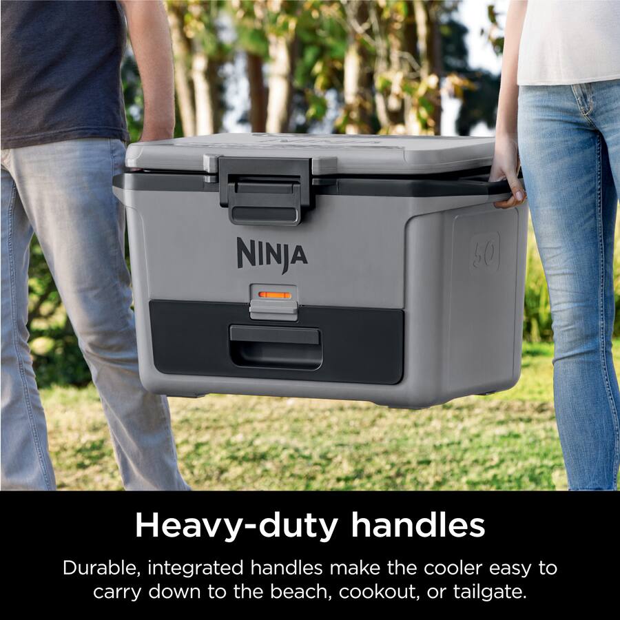 Ninja FrostVault 50qt Hard Cooler with Dry Zone, Slate Gray
