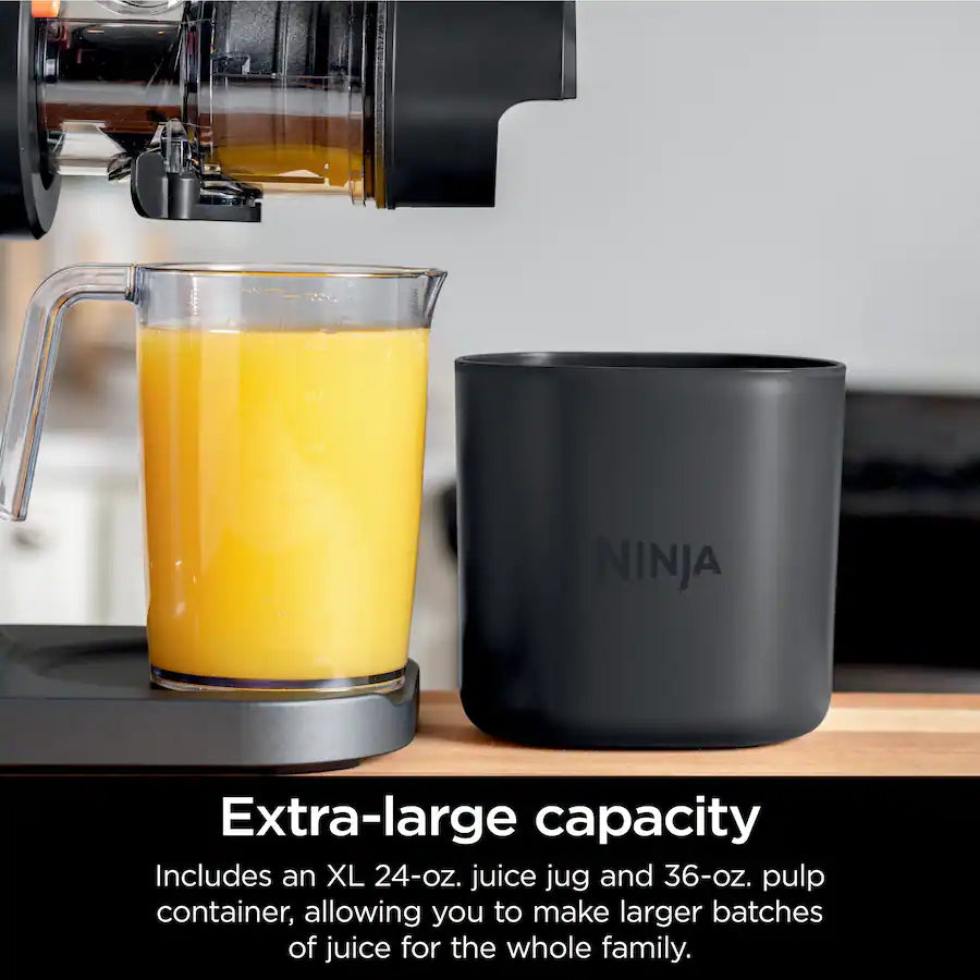 Ninja NeverClog Cold Press Juicer - Charcoal