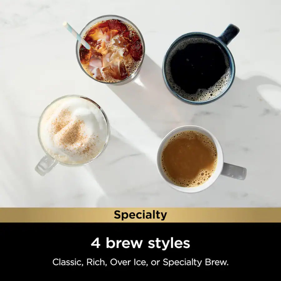 Ninja Specialty Single Serve Hot & Iced Coffee Maker, Black