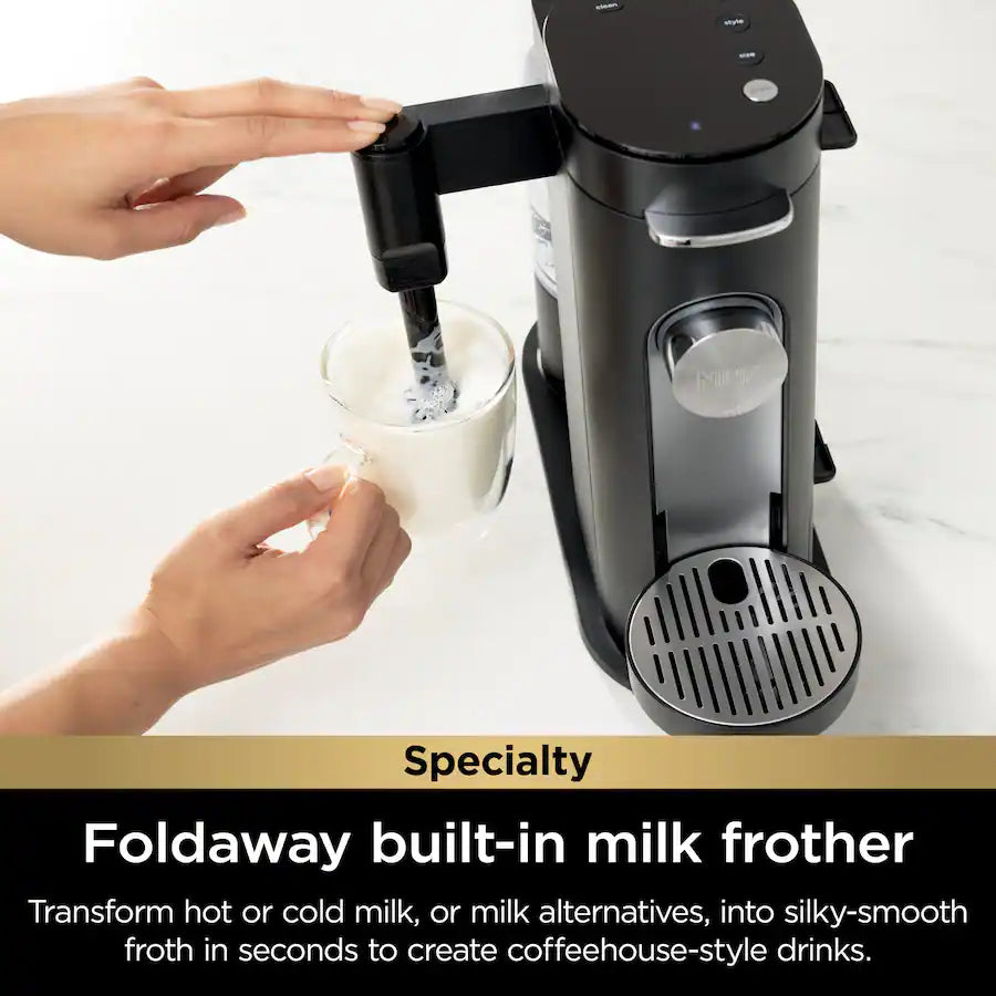 Ninja Specialty Single Serve Hot & Iced Coffee Maker, Black