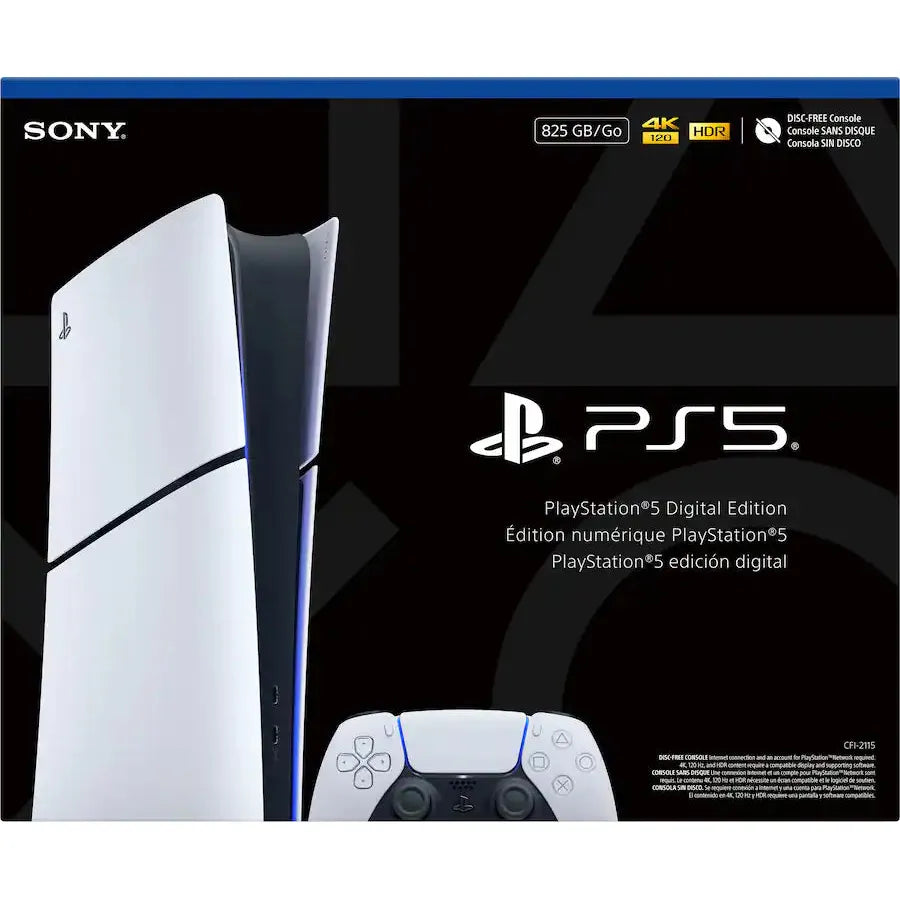 PlayStation 5 Slim Console Digital Edition - 825GB - PlayStation 5