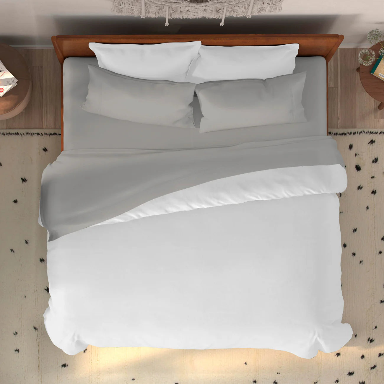 Purecare Bamboo Rayon Sheet Set, Dove Gray