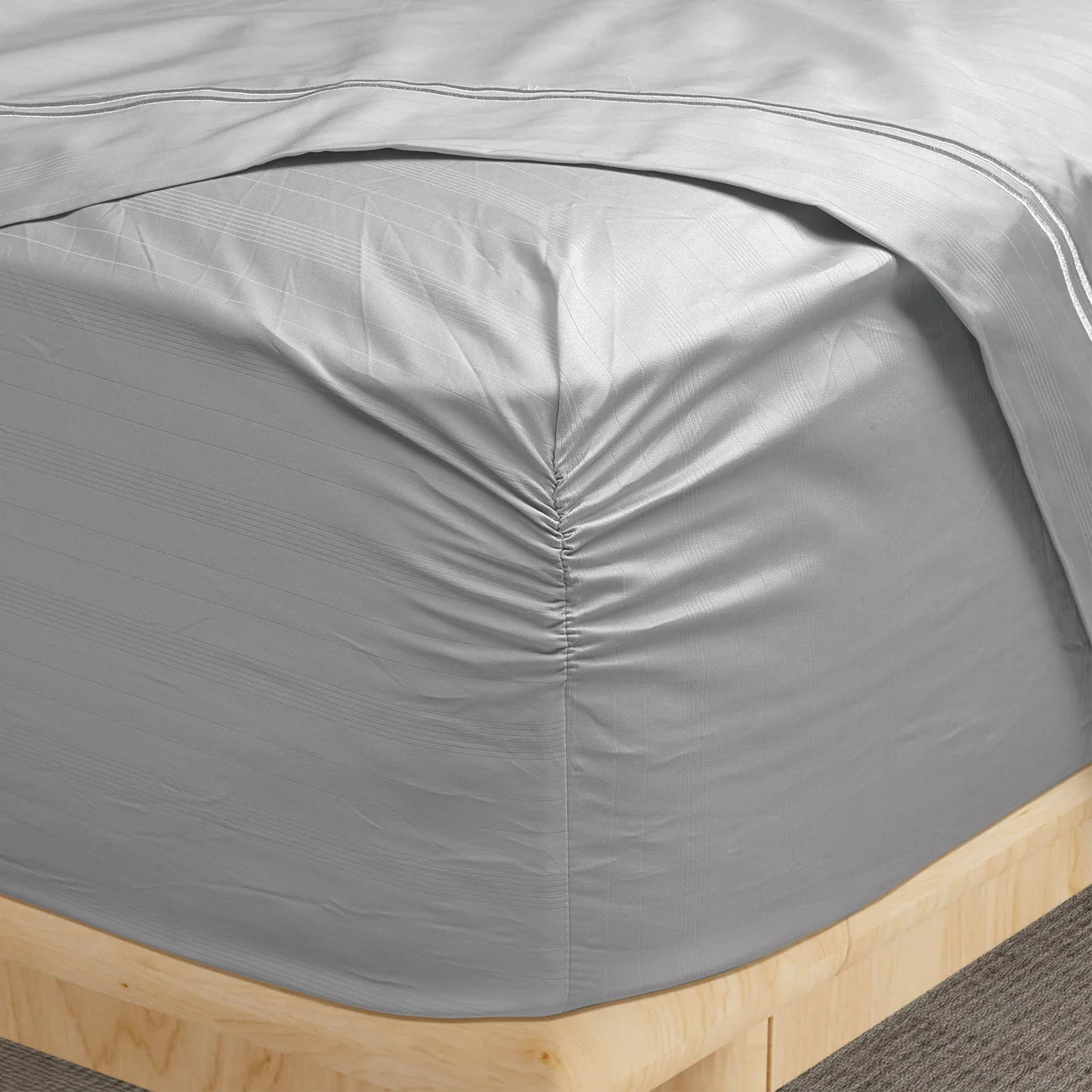 Purecare Bamboo Rayon Sheet Set, Dove Gray