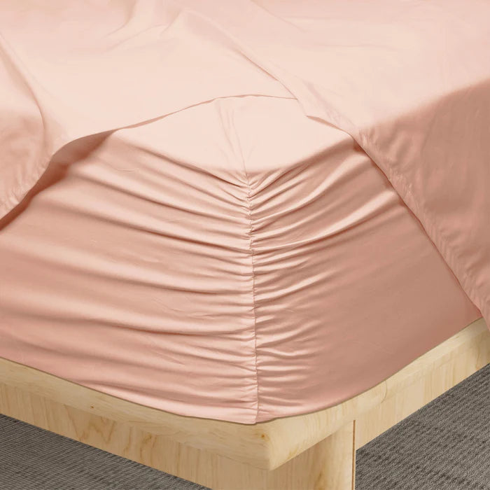 Purecare Weightless Cotton Sheets, Blush Pink