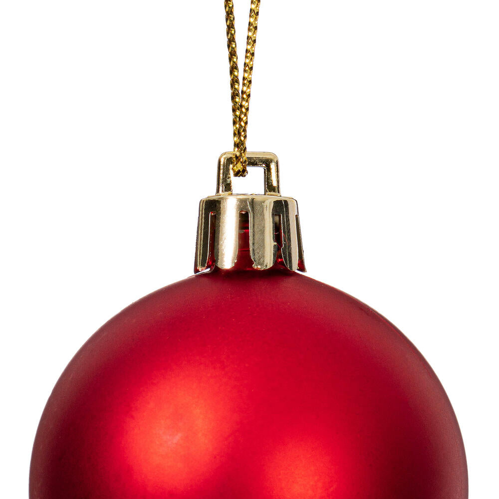 Red Shiny & Matte Ornament