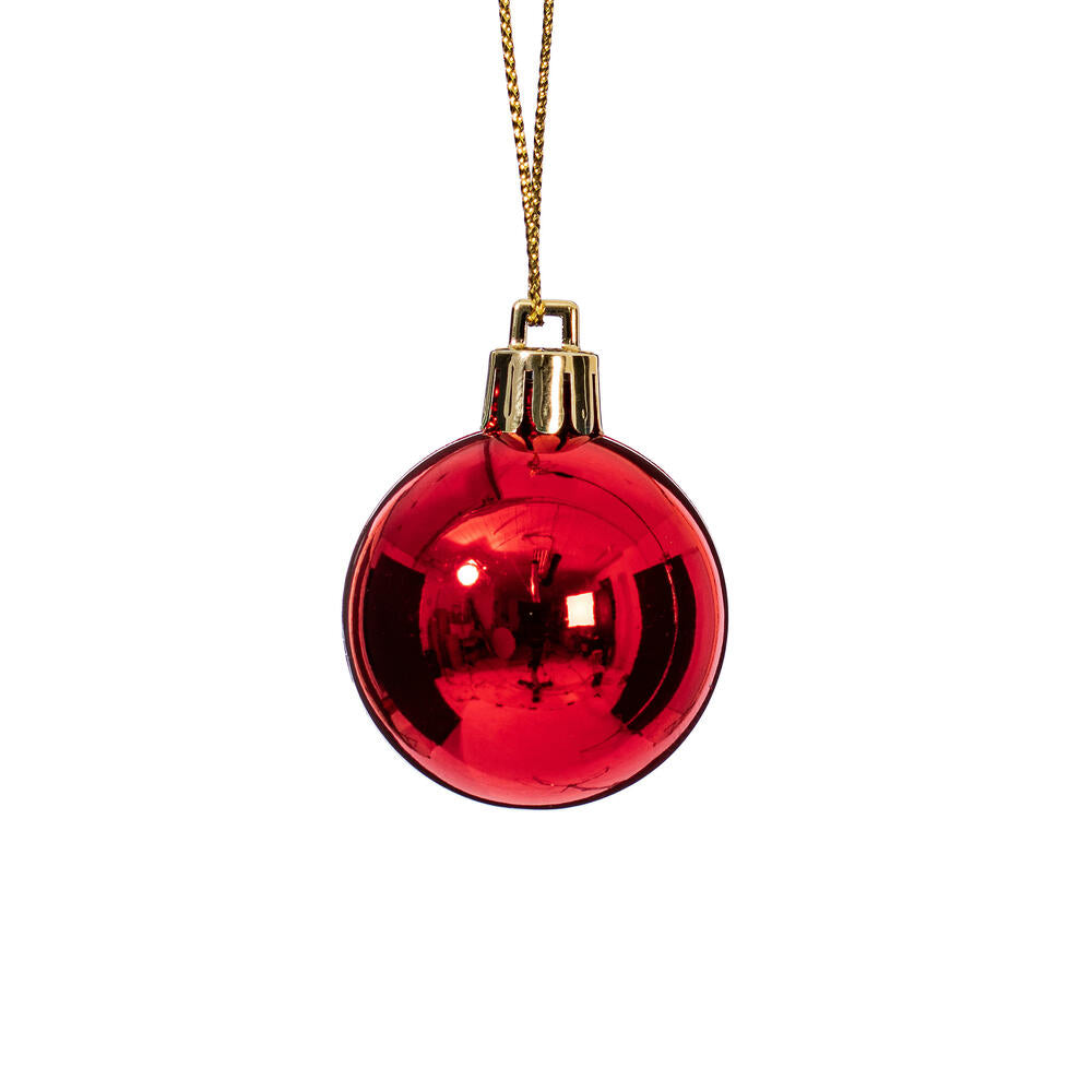Red Shiny & Matte Ornament