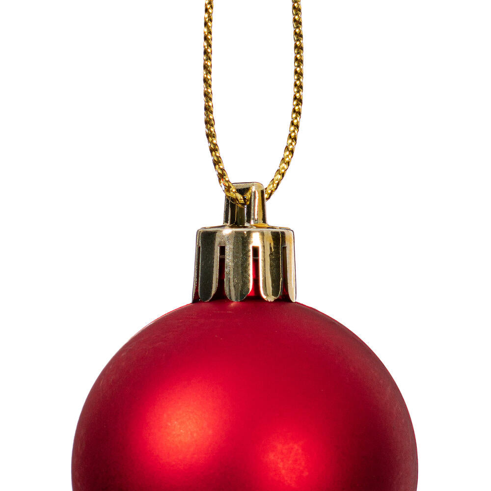 Red Shiny & Matte Ornament