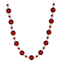 Red & White Ball Garland, 6'