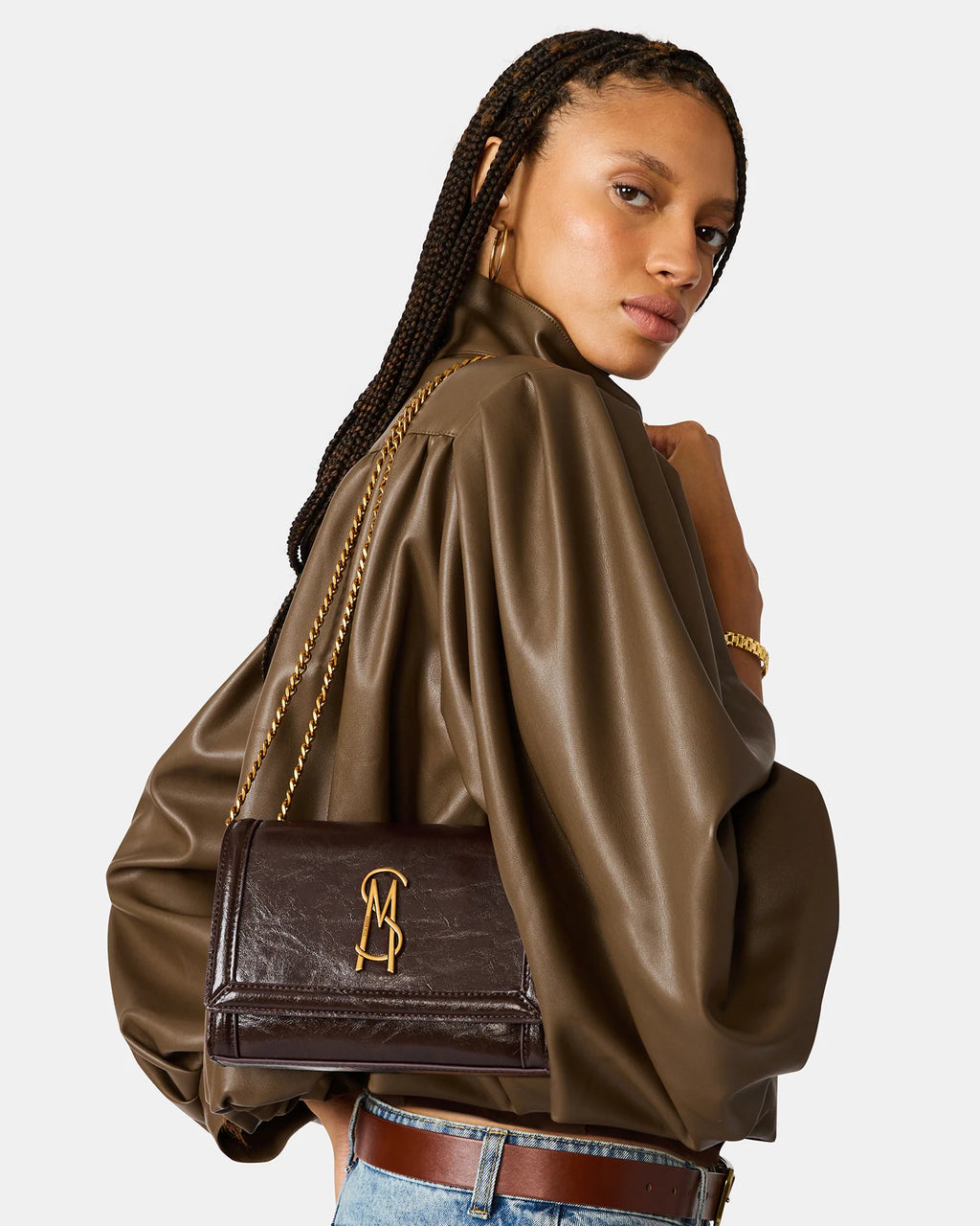 Steve Madden Larisal Crossbody, Chocolate