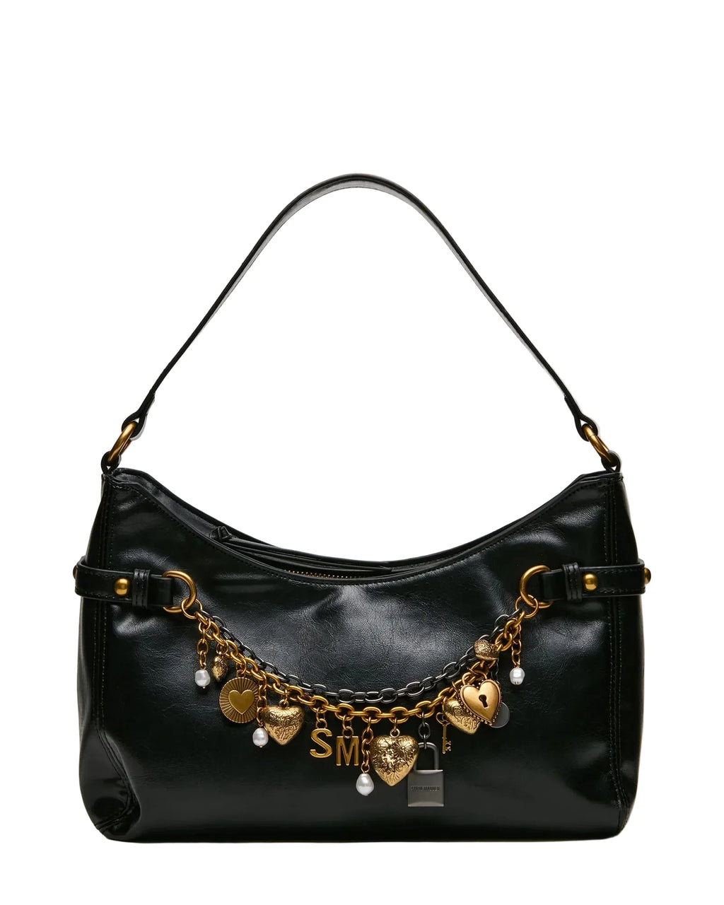 Steve Madden Lianna Hobo Shoulder Bag, Black