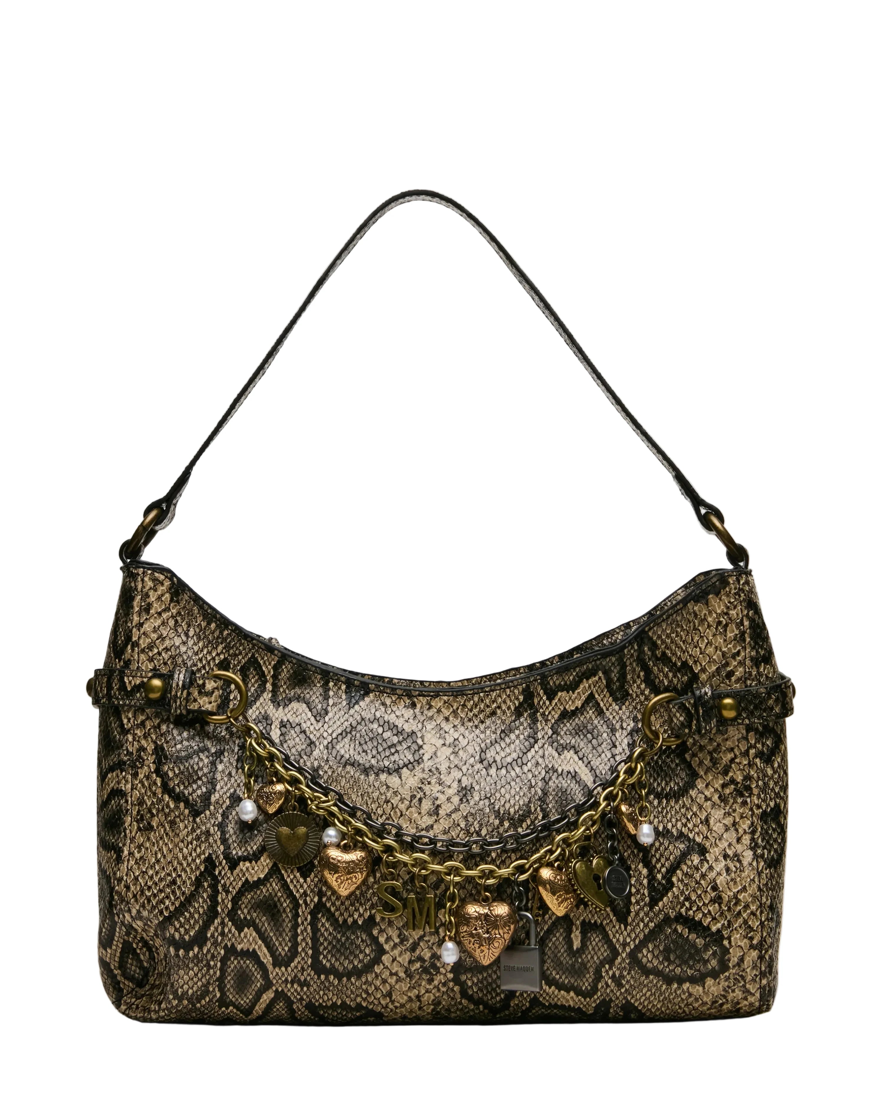 Steve Madden Lianna Hobo Shoulder Bag, Snake