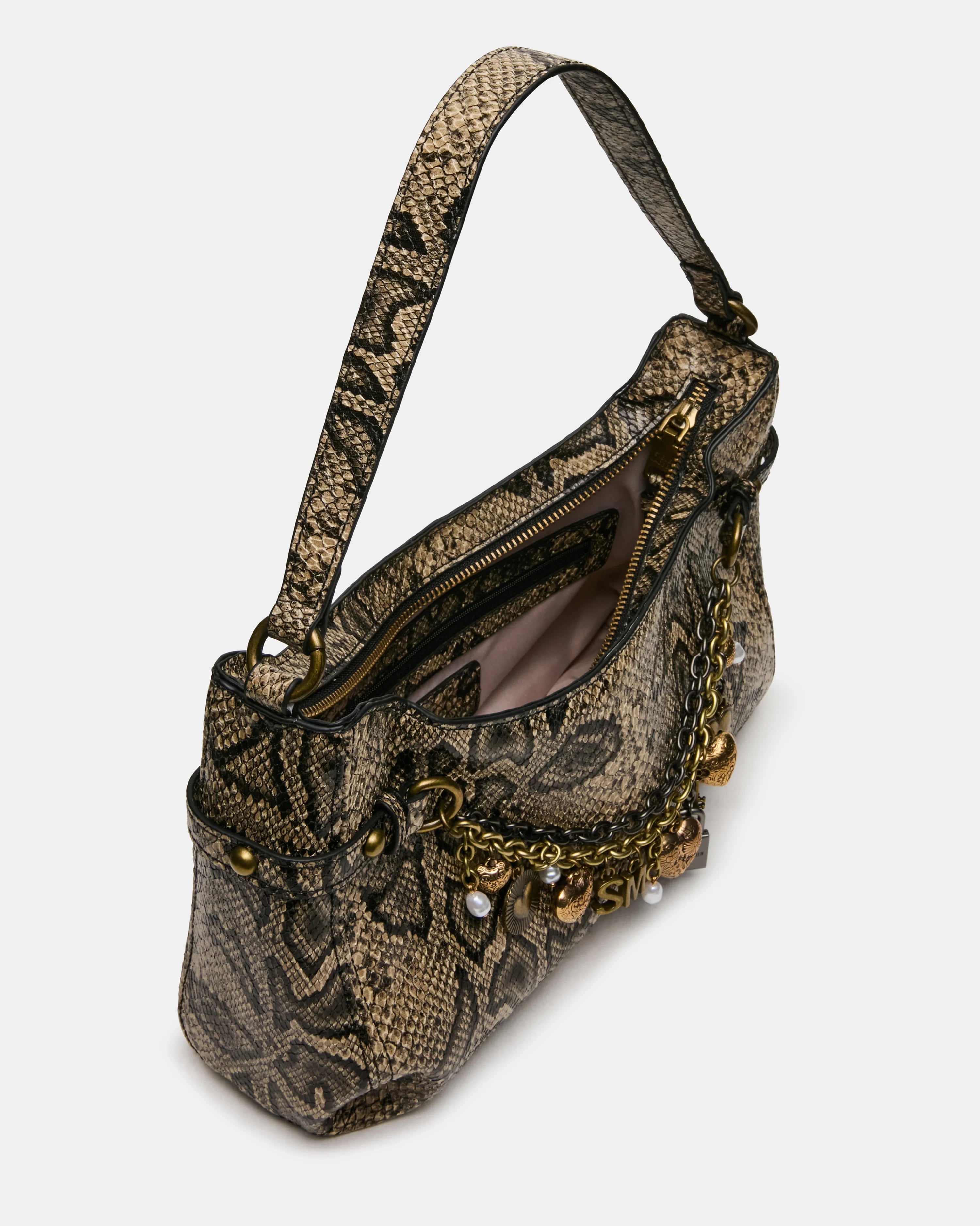 Steve Madden Lianna Hobo Shoulder Bag, Snake