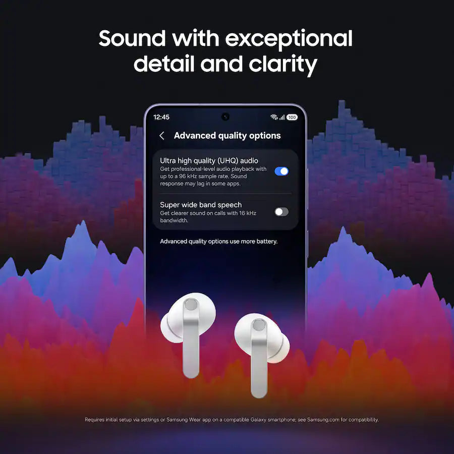 Samsung Galaxy Buds4 Pro Wireless Earbud Headphones, Black