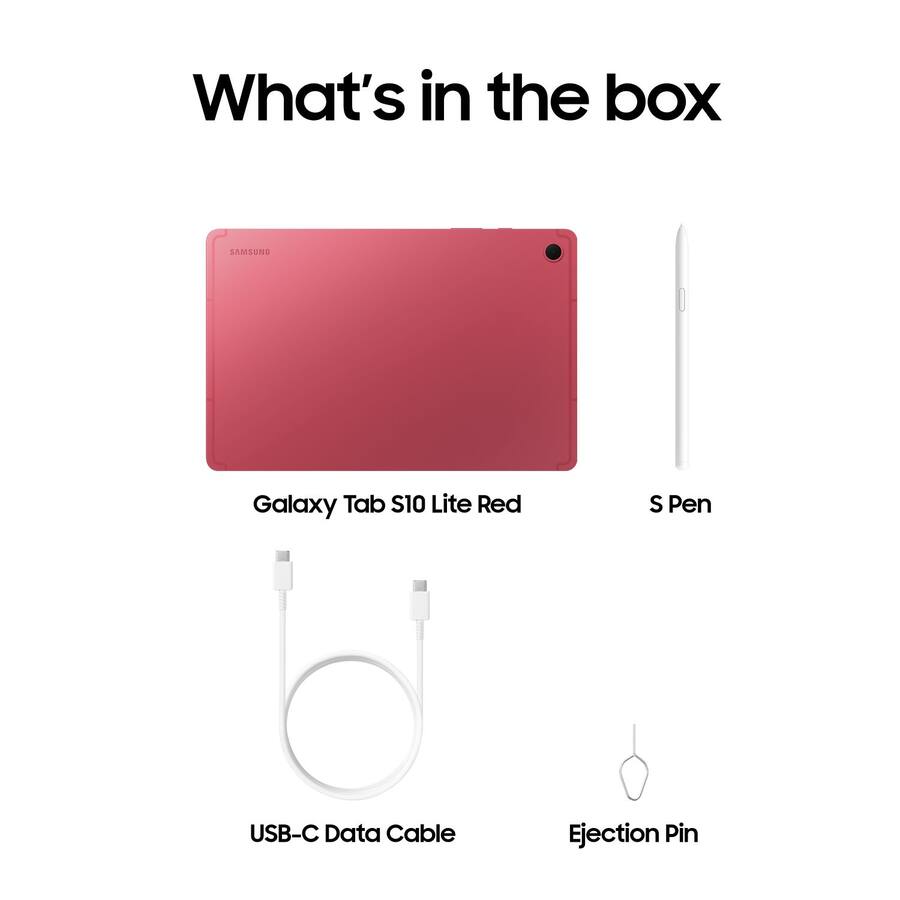 Samsung Galaxy Tab S10 Lite, Coral Red