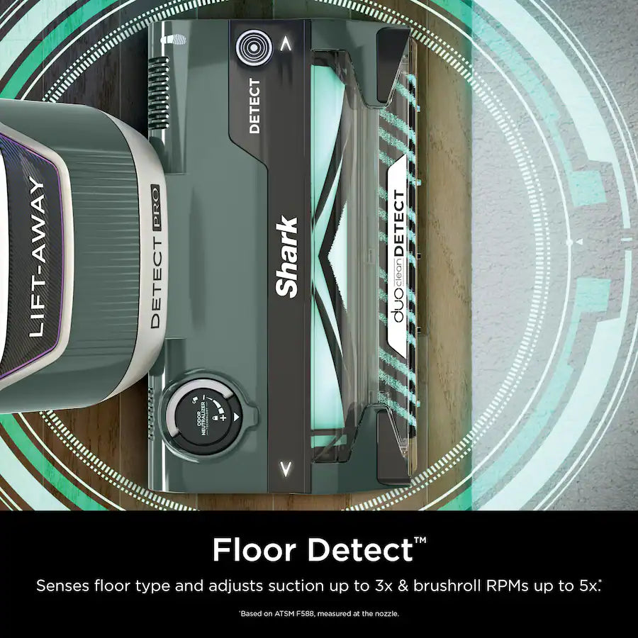 Shark Detect Pro Lift-Away ADV Bagless Upright Vacuum, Evergreen