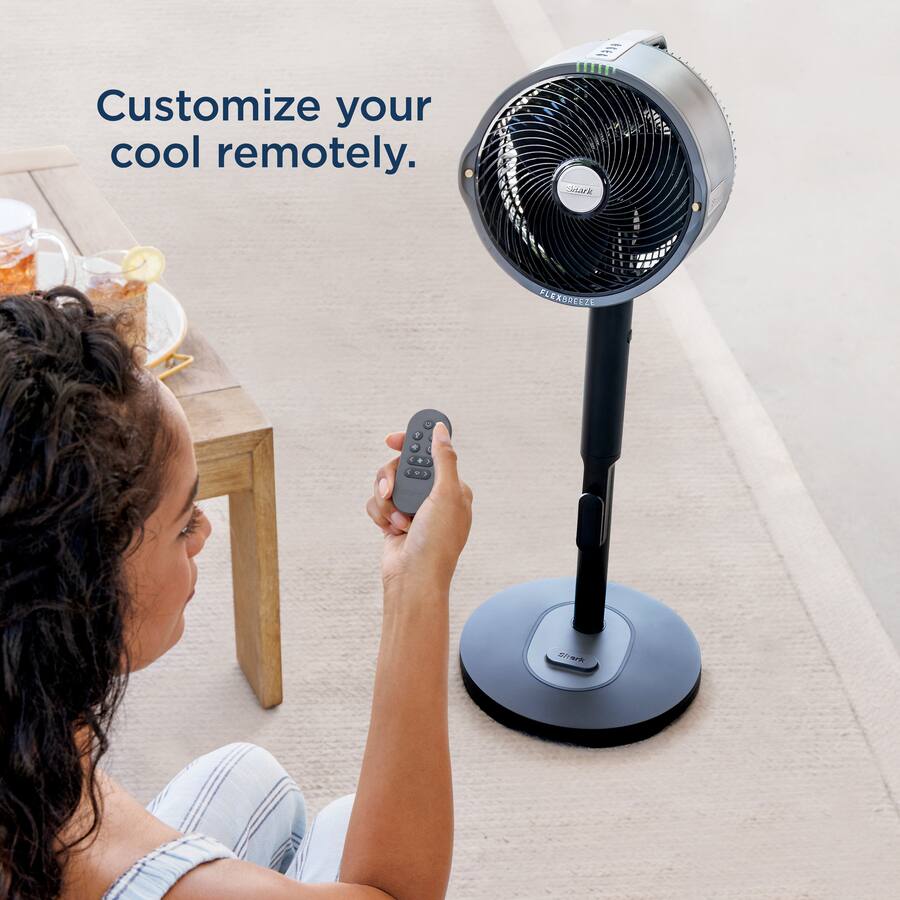 Shark FlexBreeze Pro Mist Indoor & Outdoor Fan, Charcoal Grey