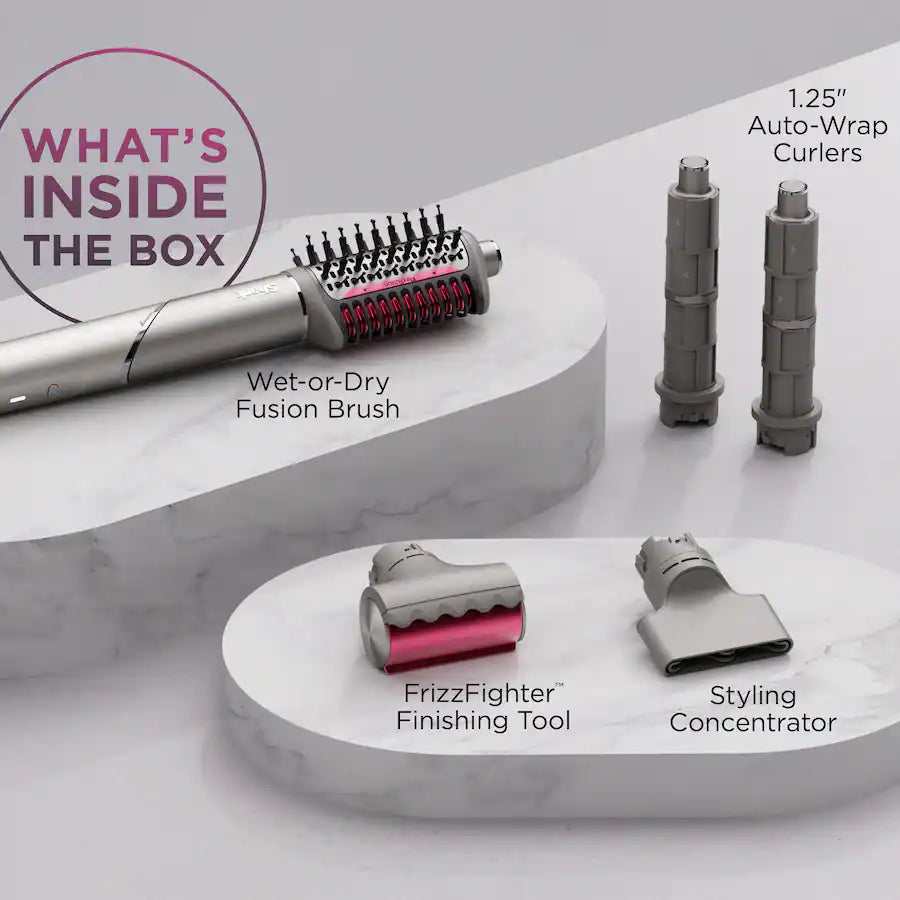 Shark FlexFusion Air + Ceramic Styling & Drying System, Metallic Mist