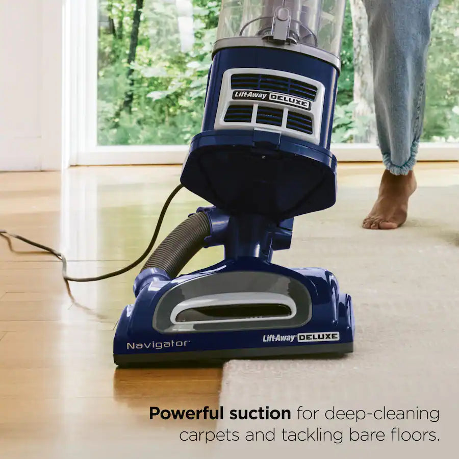 Shark Navigator Lift-Away Deluxe Upright Vacuum, Blue