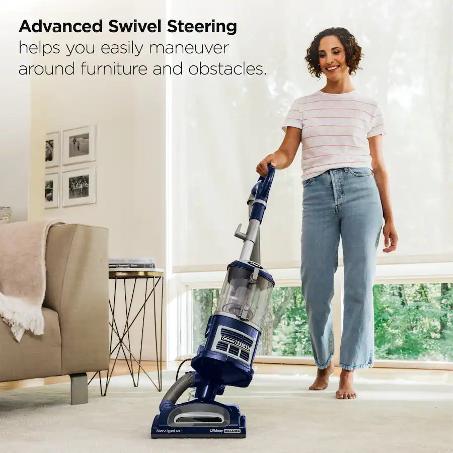 Shark Navigator Lift-Away Deluxe Upright Vacuum, Blue