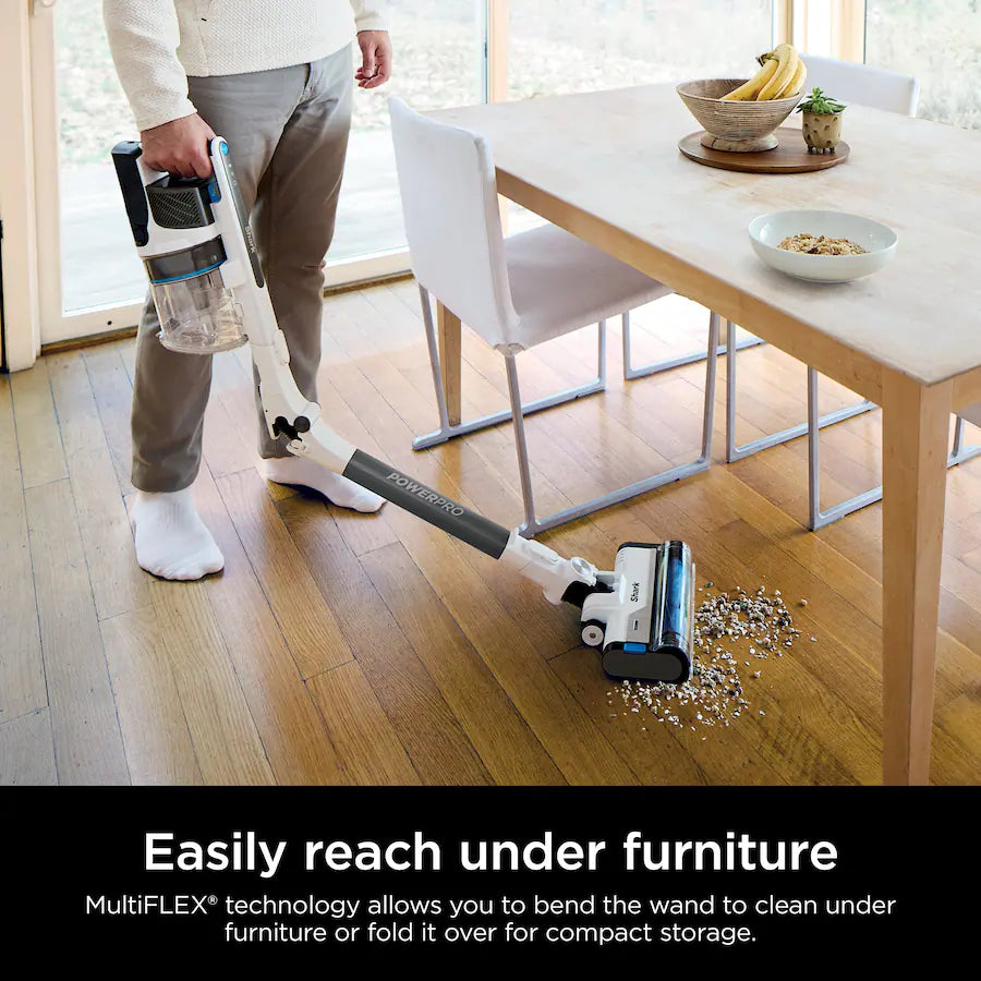 Shark PowerPro Flex Reveal Cordless Vacuum, White