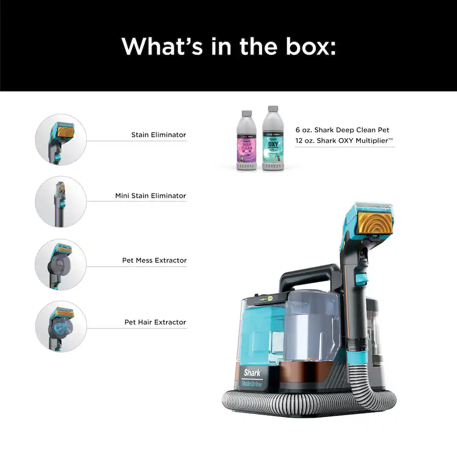 Shark StainStriker HairPro Pet Portable Cleaner, Gray