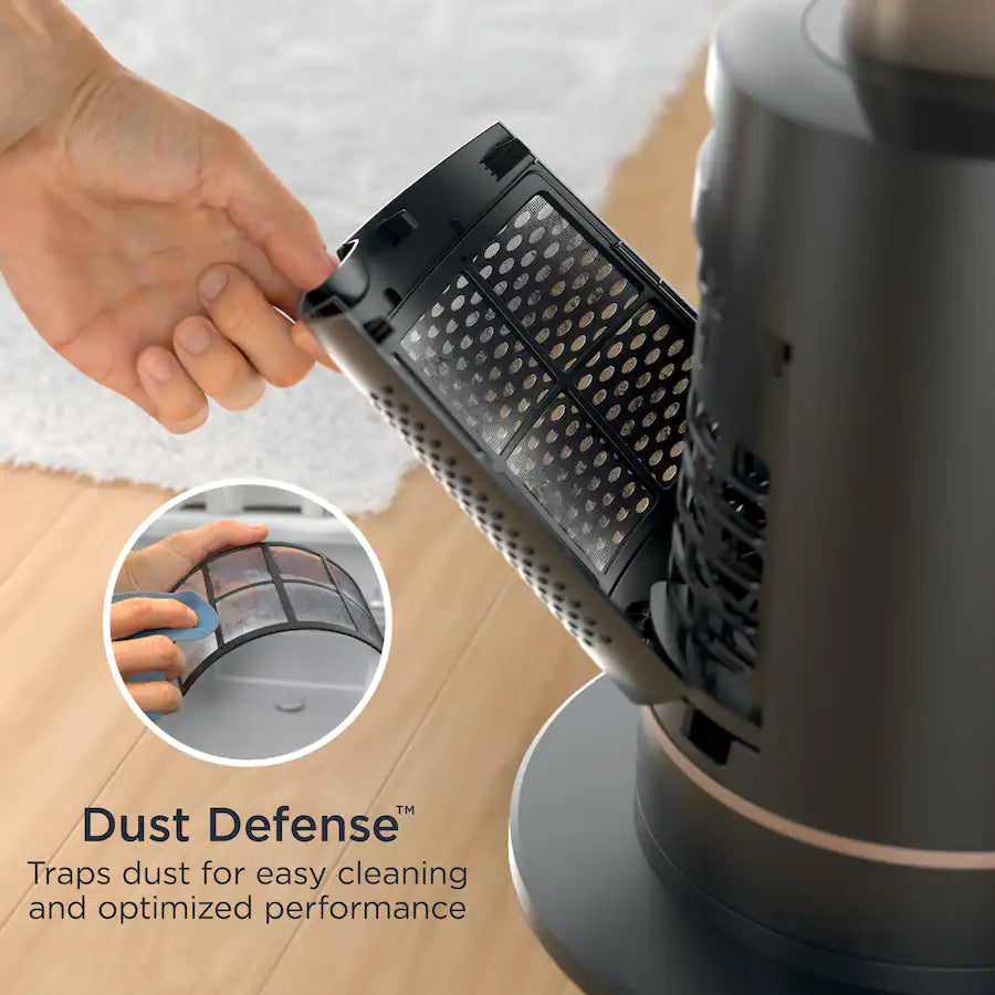 Shark TurboBlade Ultra-powerful Bladeless Tower Fan, Charcoal