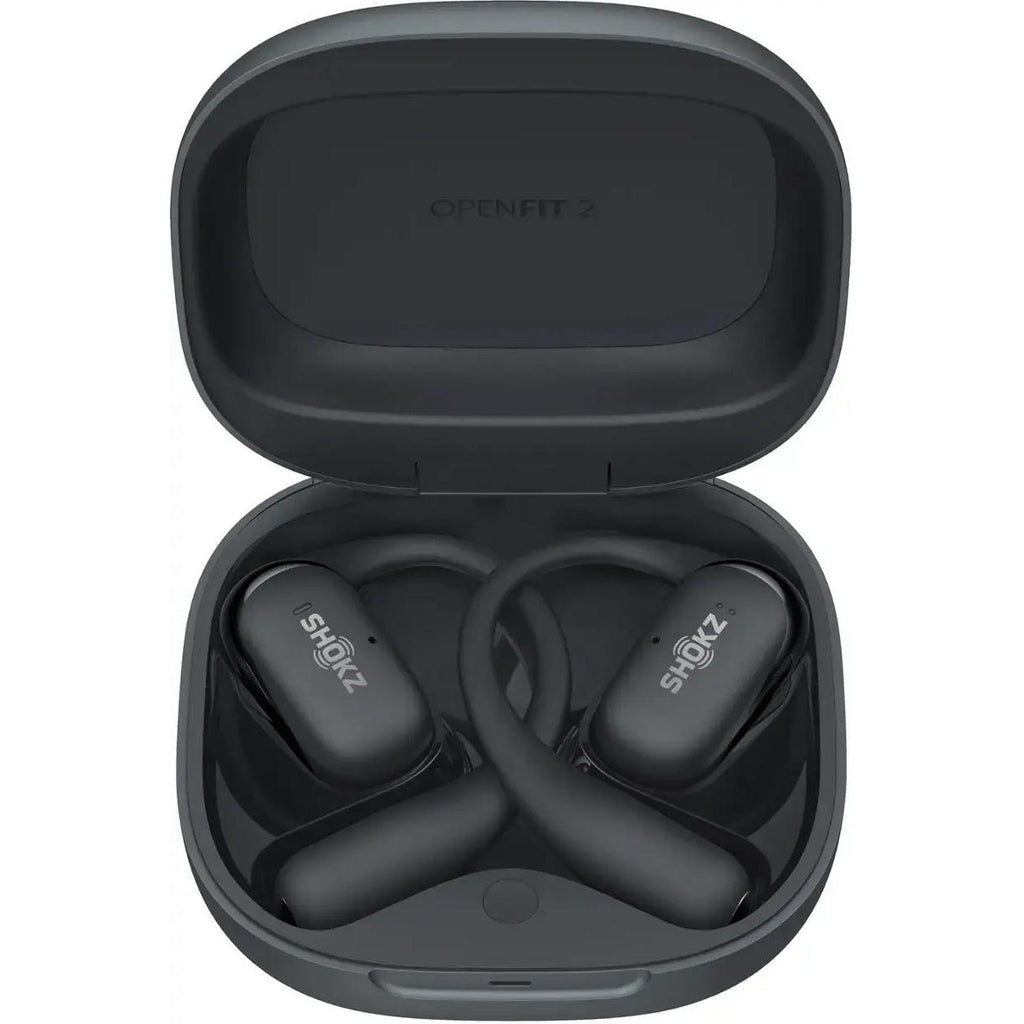 Shokz OpenFit 2 Open-Ear True Wireless Earbuds, Black
