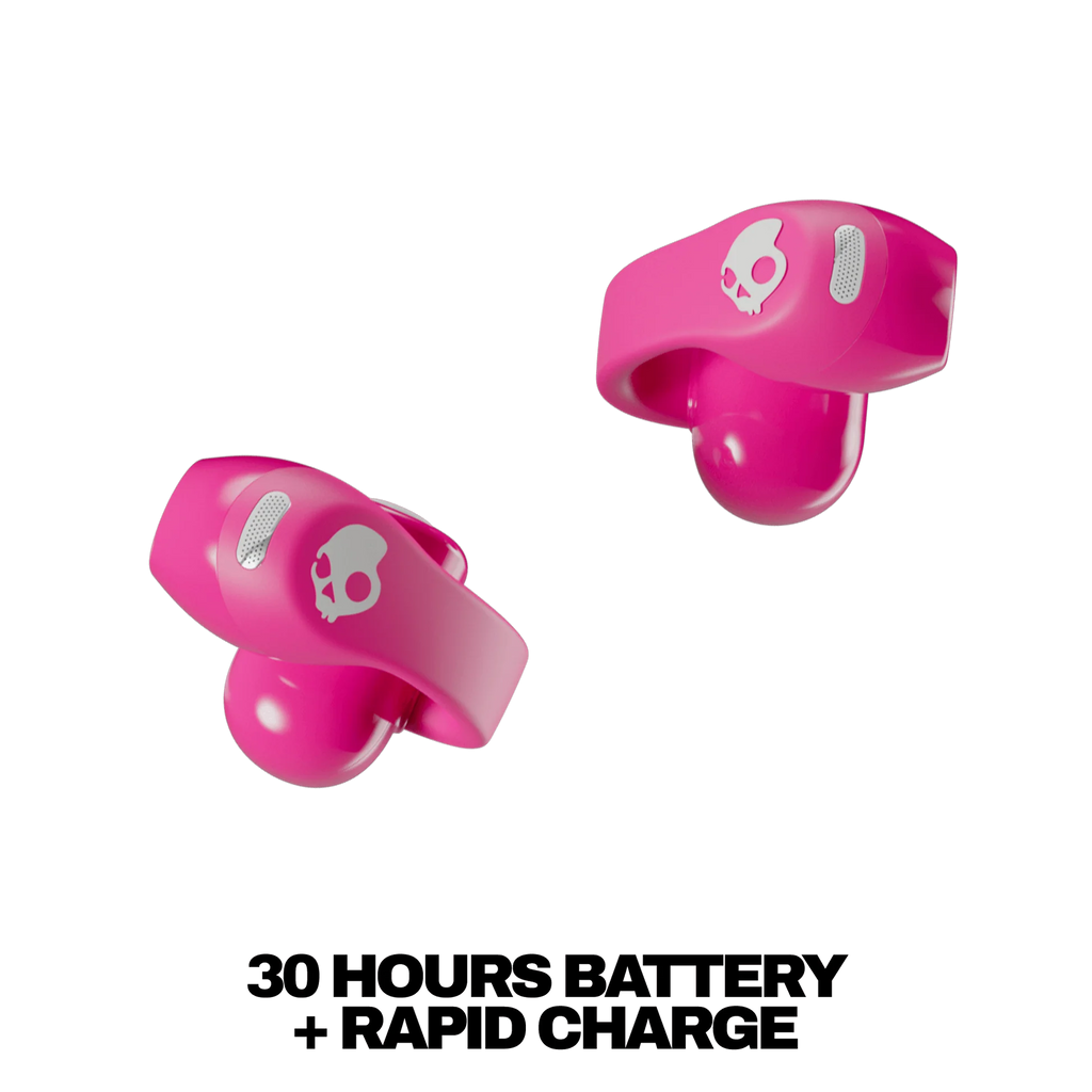 Skullcandy Push 720 Open Earbuds, Crazy Pink