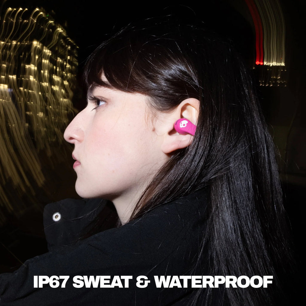 Skullcandy Push 720 Open Earbuds, Crazy Pink