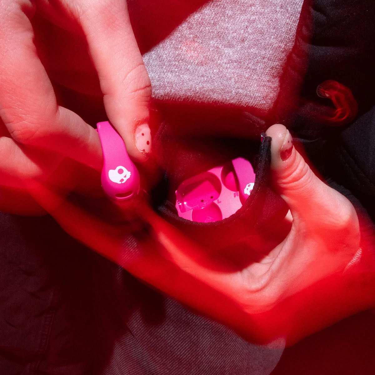 Skullcandy Push 720 Open Earbuds, Crazy Pink