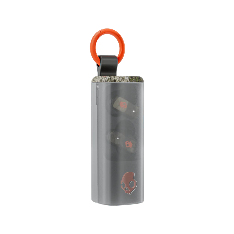 Skullcandy x Realtree Limited Edition Dime EVO Wireless Earbuds, Black/ Orange