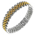 Stainless Steel Two-Tone Bracelet