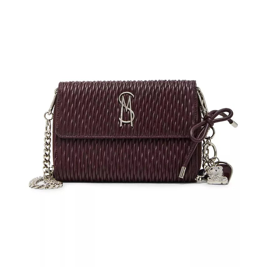 Steve Madden Carina Crossbody Wallet Boxed Gift Set, Merlot
