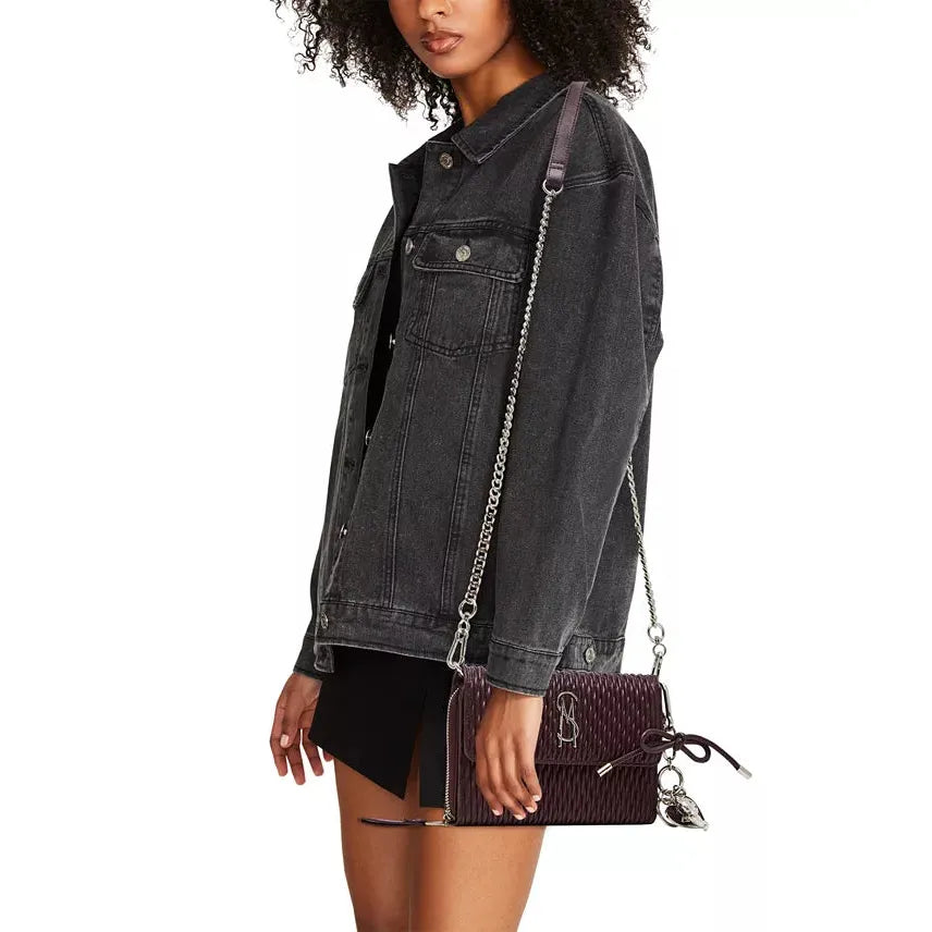 Steve Madden Carina Crossbody Wallet Boxed Gift Set, Merlot