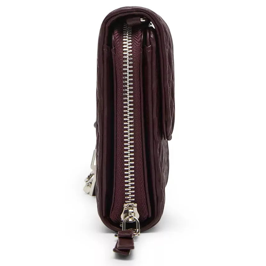 Steve Madden Carina Crossbody Wallet Boxed Gift Set, Merlot