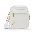Steve Madden Damien Mini Crossbody, White