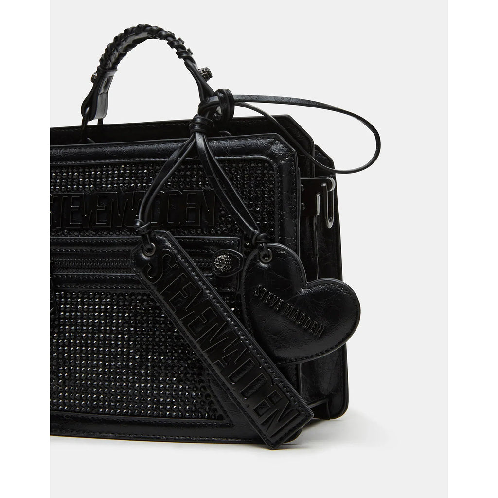 Steve Madden Evelyn Charms Tote, Black