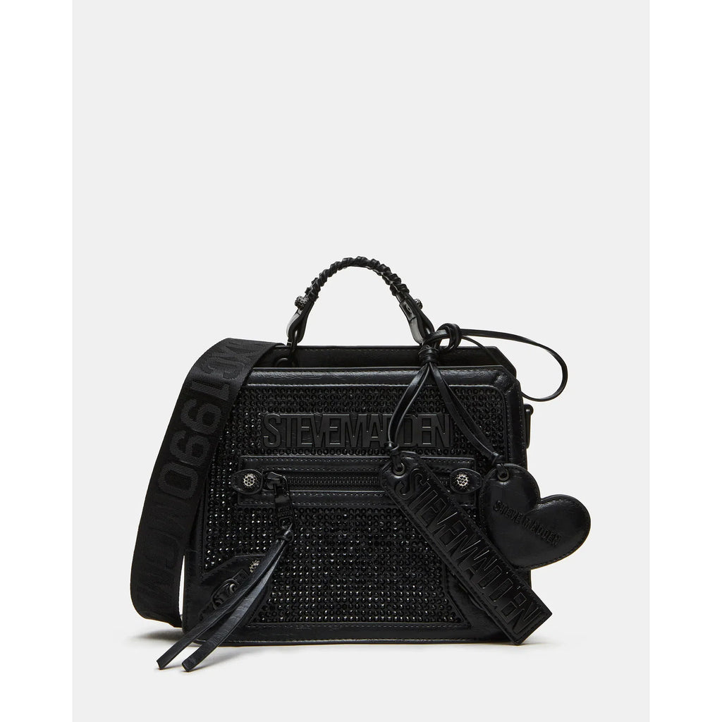 Steve Madden Evelyn Charms Tote, Black