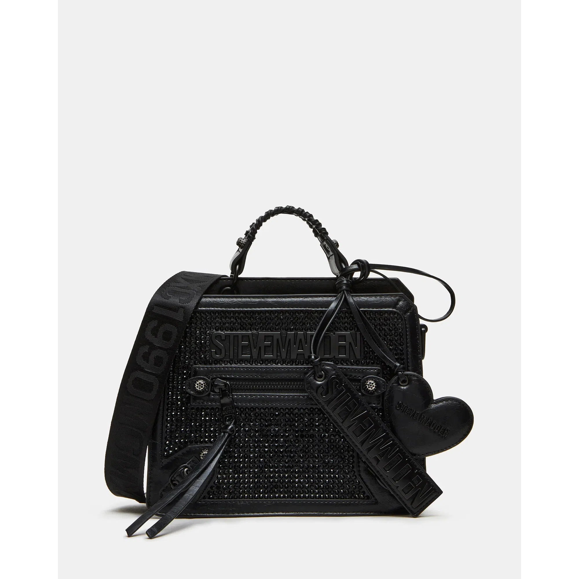 Steve Madden Evelyn Charms Tote, Black