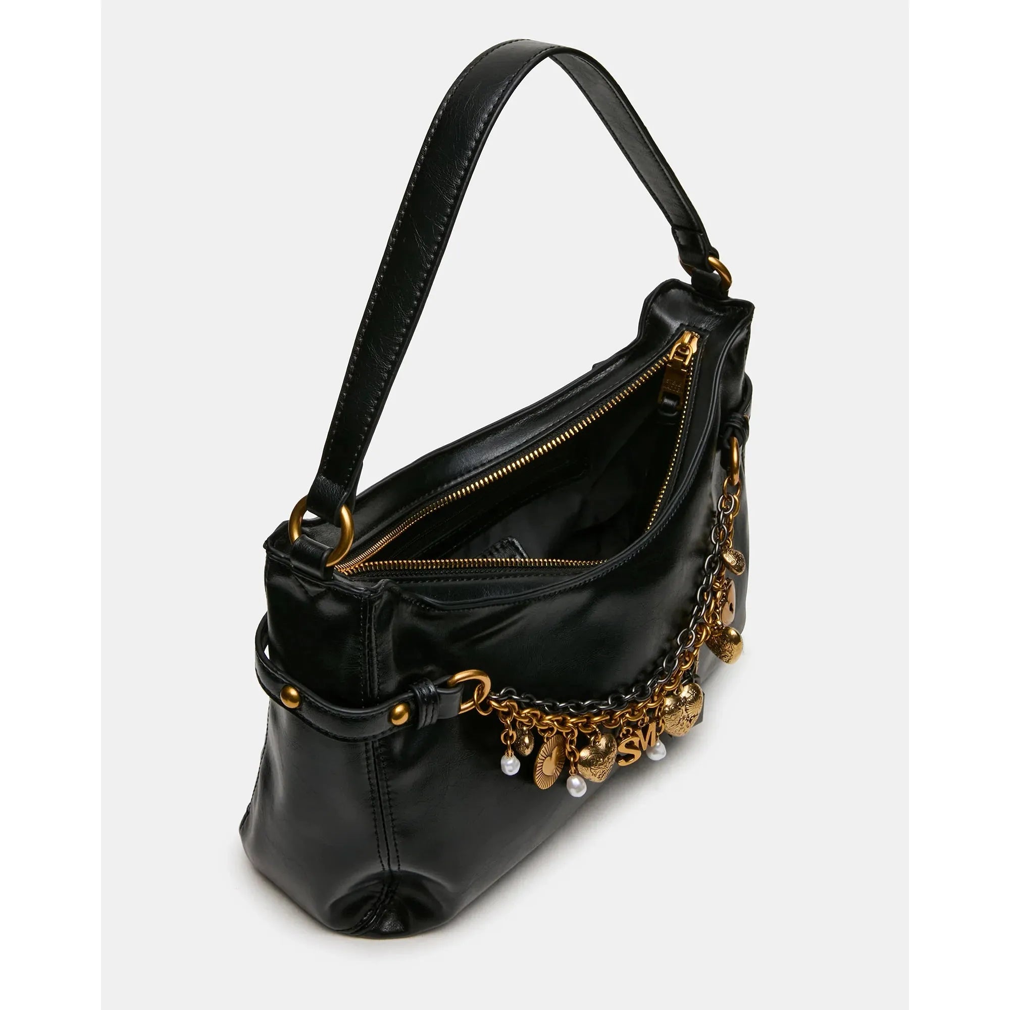 Steve Madden Lianna Hobo Shoulder Bag, Black