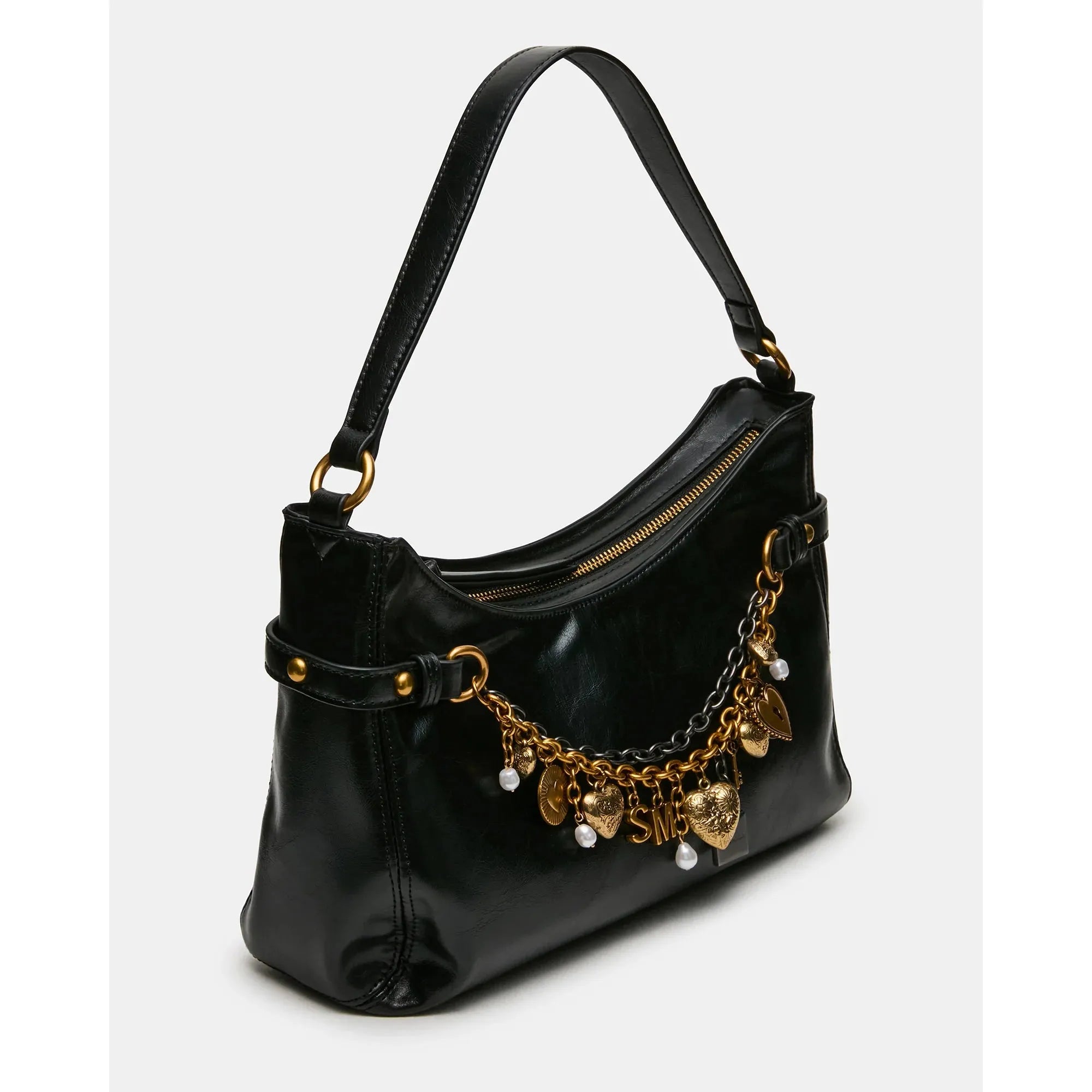 Steve Madden Lianna Hobo Shoulder Bag, Black