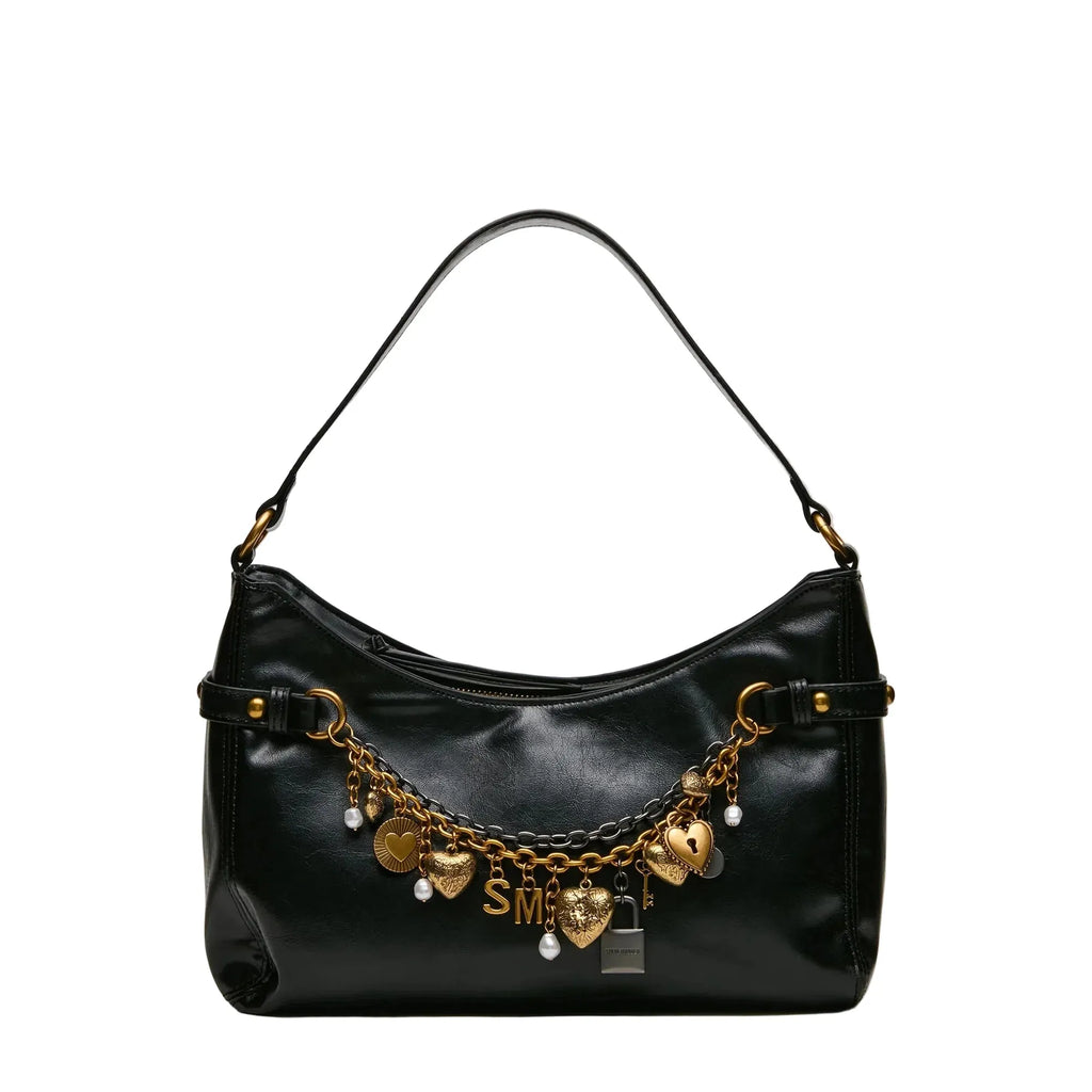 Steve Madden Lianna Hobo Shoulder Bag, Black