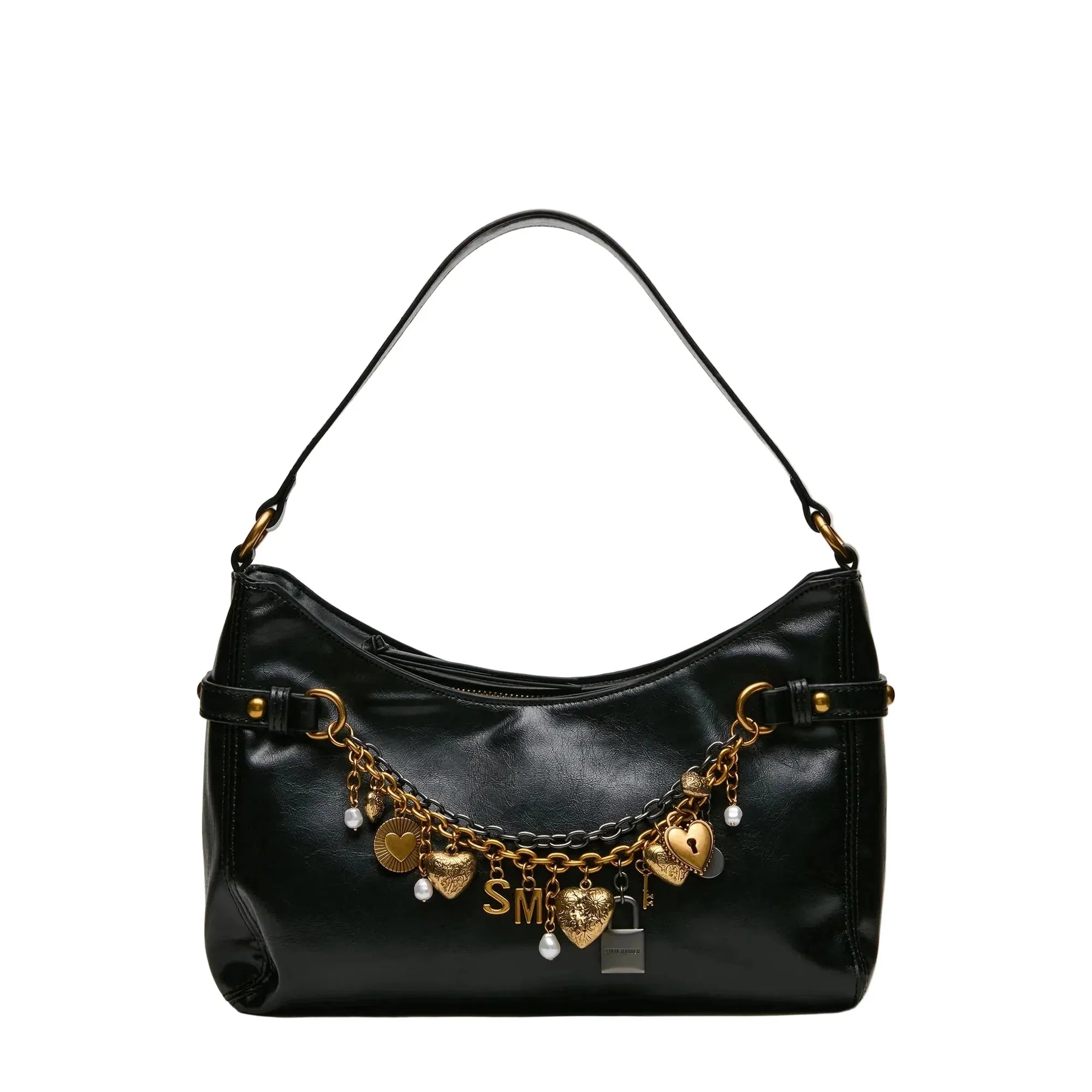 Steve Madden Lianna Hobo Shoulder Bag, Black
